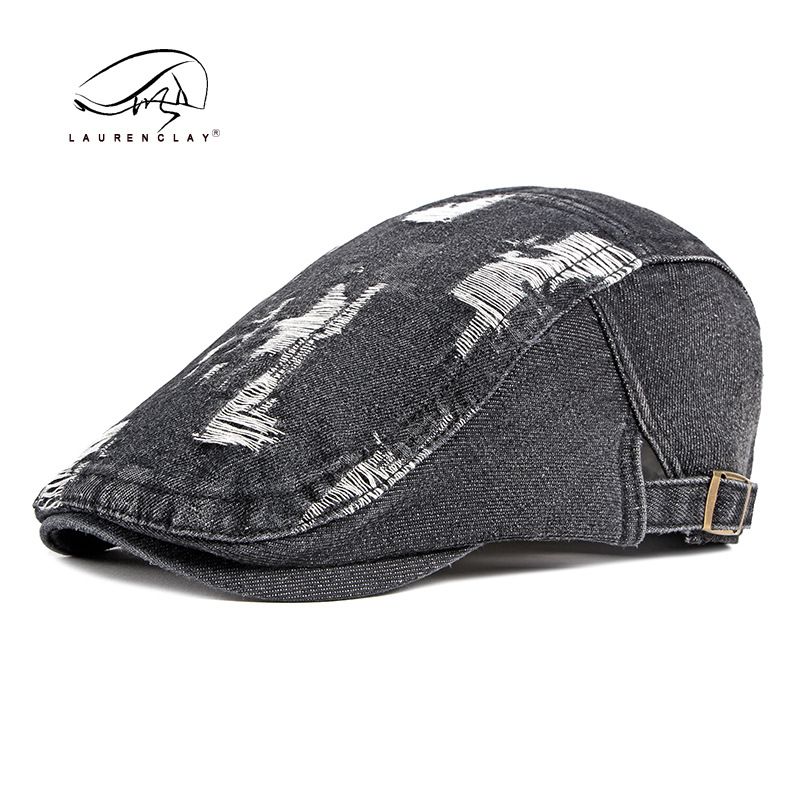 Unisex Cowboy beret fashion wash made old duck hat female ethnic wind forward hat_voghion.com