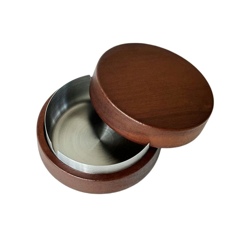 Creative Lid Anti-Flying Ash Stainless Steel Home Living Room Bedroom Office Ins High-End Ashtray_voghion.com