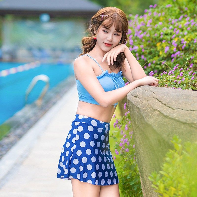 Damenbekleidung Pure Desire Style Sexy Blumenkleid Damen bedecken das Fleisch und zeigen dünnen Badeanzug für heiße Quellen Studenten Konservativer Stil_voghion.com