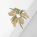 Pfingstrose Brosche Korea Schwerindustrie Micro-intarsien Farbe Zirkonium Brosche Abzeichen Blume Zirkon Pin Abendessen Kleid Lila Gold_voghion.com