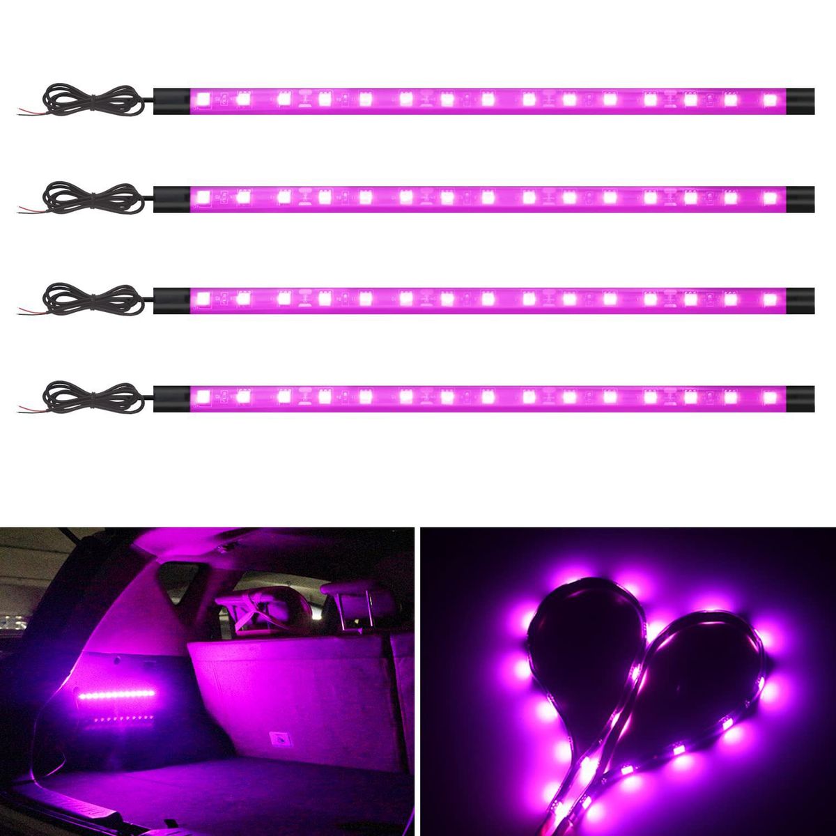 Grenzüberschreitende beliebte LED-Dekorationsleuchten für Motorräder, Golflichter, Fußlichter, 6er-Pack dekorative Lichter_voghion.com