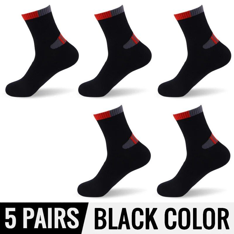 MERCURY 5Calzini da uomo professionali di alta qualità Confortevoli elasticità Calzini in cotone da trekking da montagna traspiranti per uomo_voghion.com