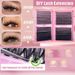 800 Clusters DIY Cluster Lashes Book - 30D/40D/50D/60D (D-Curl, Pre-Sectioned For Custom Volume, Professional Lash Extension Kit)_voghion.com
