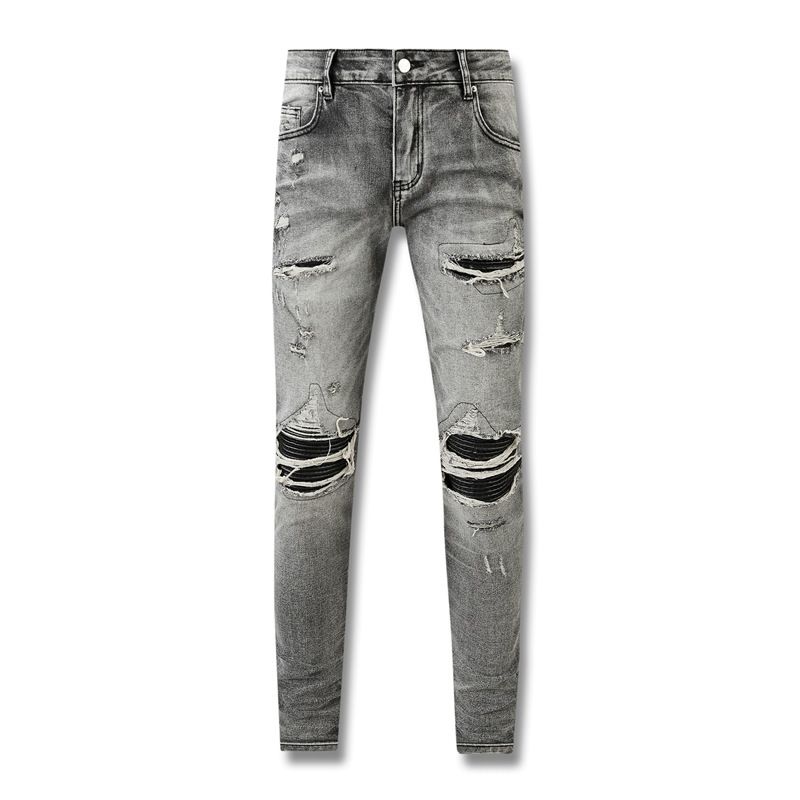 Herretøj High street ripped læderjeans_voghion.com