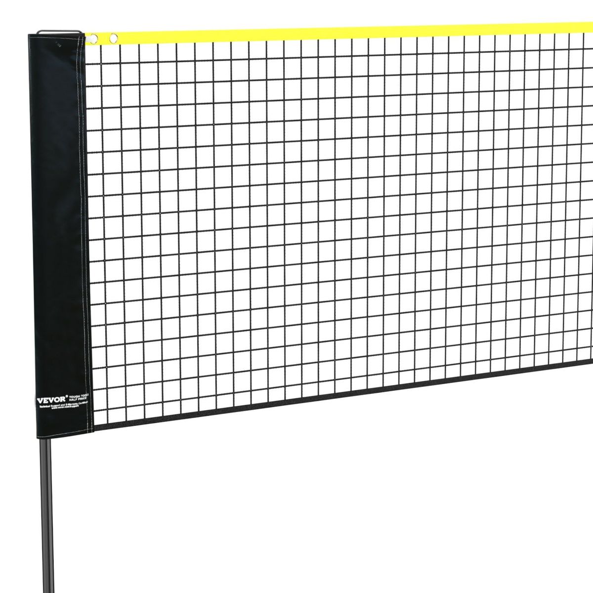 VEVOR Badminton Net, Height Adjustable Volleyball Net, 20ft Wide Foldable Pickleball Net, Portable Tennis Net Set With Poles, Stand, Bag, Rackets, Nylon Shuttlecocks, Kid Backyard Indoor Outdoor Use_voghion.com