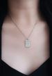 LDR1223 Collana con citazione romantica in argento S925_voghion.com