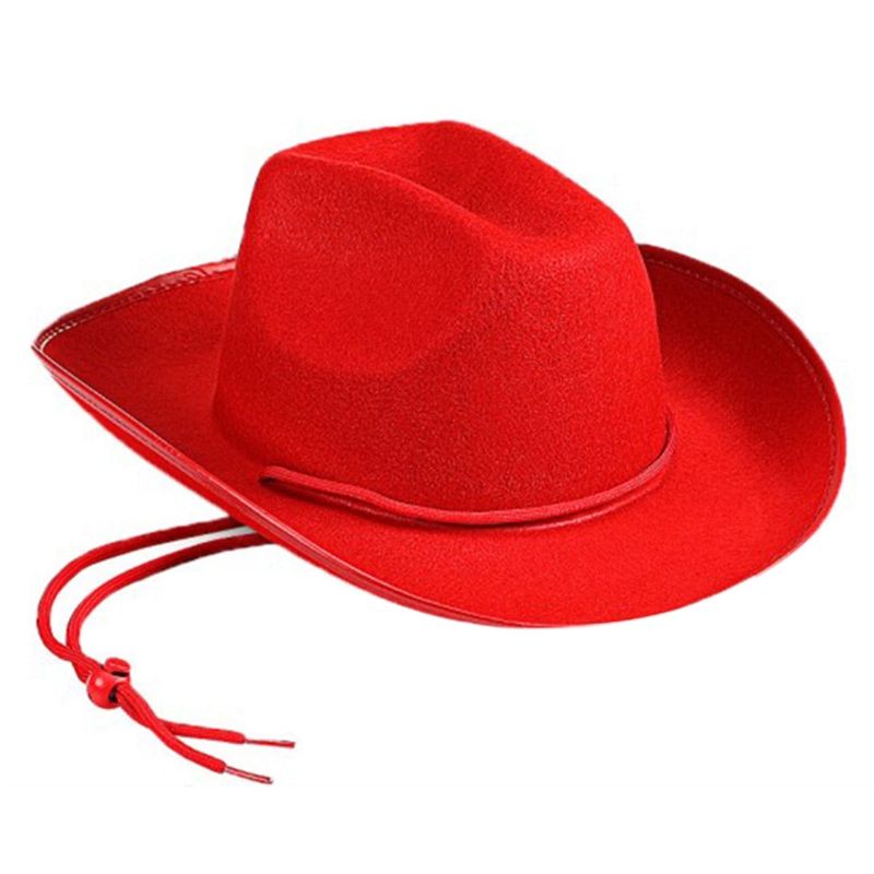 Fashion Vintage Wedding Large Hats Fedora Felt Cowboy Jazz Hat Accessory Wide Brim_voghion.com