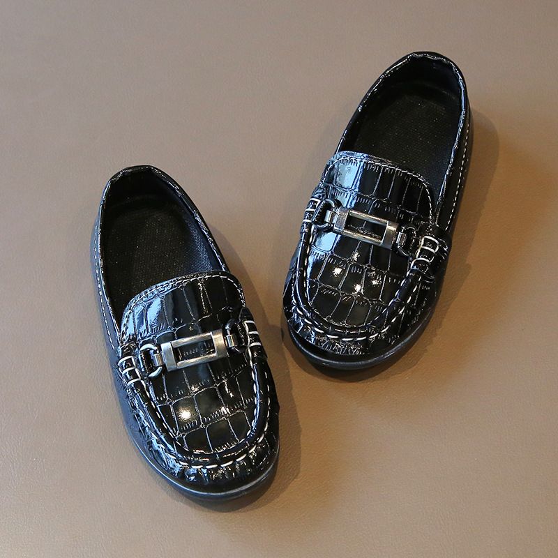Kid's Clothing Children's toe shoes spring and autumn new retro children's leather shoes boys one-step casual simple single shoes trend_voghion.com