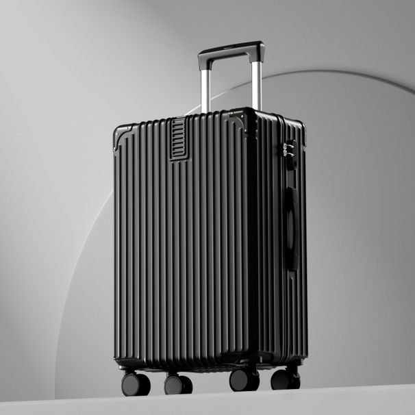Vintage Style Checkered Luggage With 360° Spinner Wheels - ABS+PC Hard Shell Suitcase With USB Port & Phone Holder (20/22/24/26/28 Inch)_voghion.com
