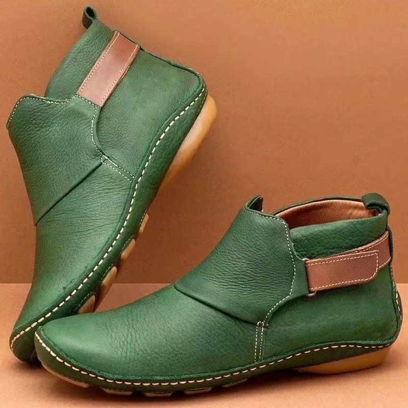 2021 automne et hiver nouveau commerce extérieur transfrontalier mode européenne et américaine bottes courtes décontractées grande taille en gros_voghion.com