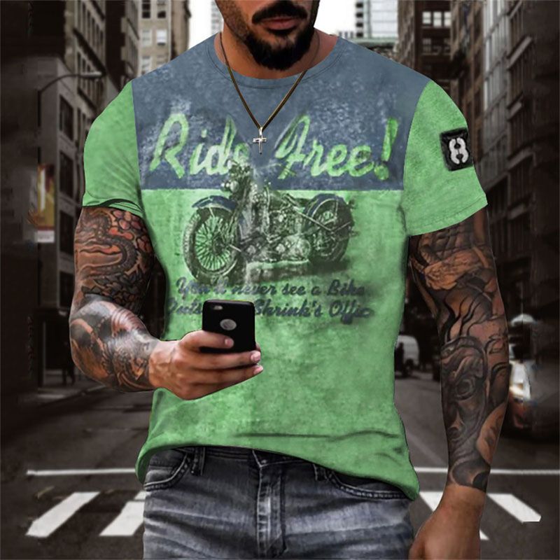 Frühling und Herbst kurzarm 2023 neue männer rundhals T-shirt männer casual T-shirt_voghion.com