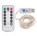 Luci fatate con filo di rame da 100 LED – Luci decorative per interni/esterni da 10 m (impermeabili IP66, bianco freddo 6000 K, rivestite in PVC, alimentate a batteria)_voghion.com