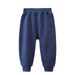 Mother & Kids Outer Wear Pants Unisex Kids' Cotton Casual Pants - Soft & Comfortable Elastic Waist Trousers For Boys & Girls (80-120cm, 5 Colors)_voghion.com