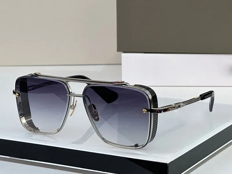 men Sunglasses For MC EIGHT LIMITED EDITION RetroPlate Line Design Twocolor double layer design Sophisticated_voghion.com