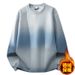New Gradient Color Trendy Brand Round Neck Base Layer Outerwear Derong Couple Sweatshirt_voghion.com