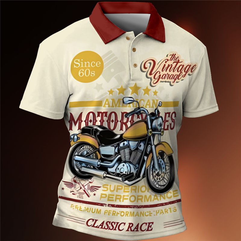 Camicia da uomo casual estate moda manica corta camicia da uomo stampata in 3d Abbigliamento da strada Harajuku Polo top_voghion.com
