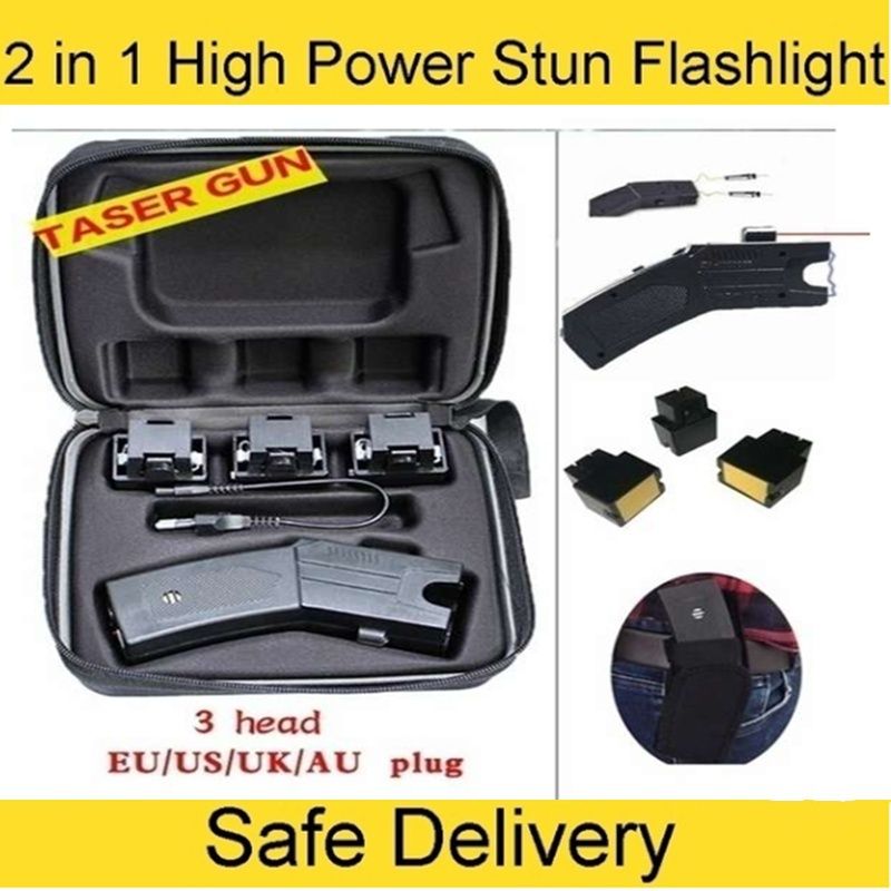 Herramientas de autodefensa para mujeres. Pistola eléctrica paralizante de exterior para mujeres, de alta presión, súper brillante, linterna multifunción, mini, recargable._voghion.com