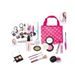 Make-up-Spielzeugset für Mütter und Kinder, Mini-Handtasche, Kosmetik-Zubehör-Set mit realistischem Lippenstift, Lidschatten und Nagellack, Rosa_voghion.com