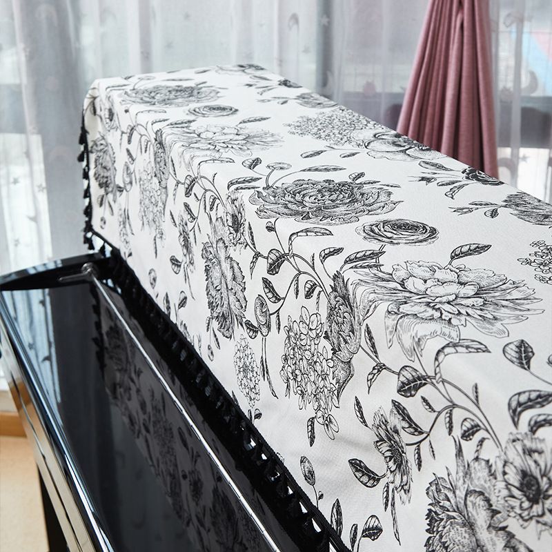 Geometric Tablecloth - 59% Cotton 41% Polyester, Non-Slip Stain-Resistant & Heatproof, For Dining Office Hotel, Rectangle/Round_voghion.com