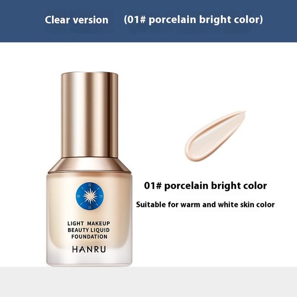 Leichter und dünner Concealer für flüssige Grundierung, langanhaltend, klar, feuchtigkeitsspendend, natürlich, wasserfest, fettige Haut, Grundierungscreme für trockene Haut_voghion.com