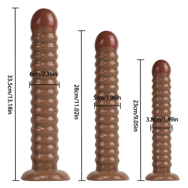 Dildo artificiale a forma di crisantemo, di grandi dimensioni, spesso e lungo, per uomini e donne, con tappo anale gay da 3,8 cm, 5 cm e 6 cm._voghion.com