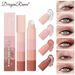 Lazy - Style Waterproof Eyeshadow Pen - Highlighter & Eyeshadow In One, Pearlescent Finish, 4 - Segment Eyeshadow Stick_voghion.com