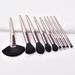 9 pcs makeup brushes makeup tools powder brush fan eye shadow brush gun color champagne gold set GUJHUI_voghion.com