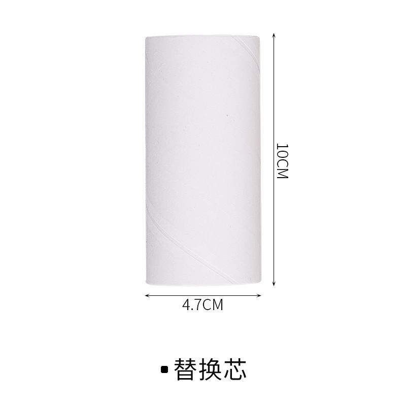 Pegatinas para el cabello Rodillo desgarrable Rodillo de fieltro Cepillo para el cabello Cabello pegajoso Cabello pegajoso Depilación de cabello pegajoso Cepillo para vestirse Ropa Rollo de papel_voghion.com