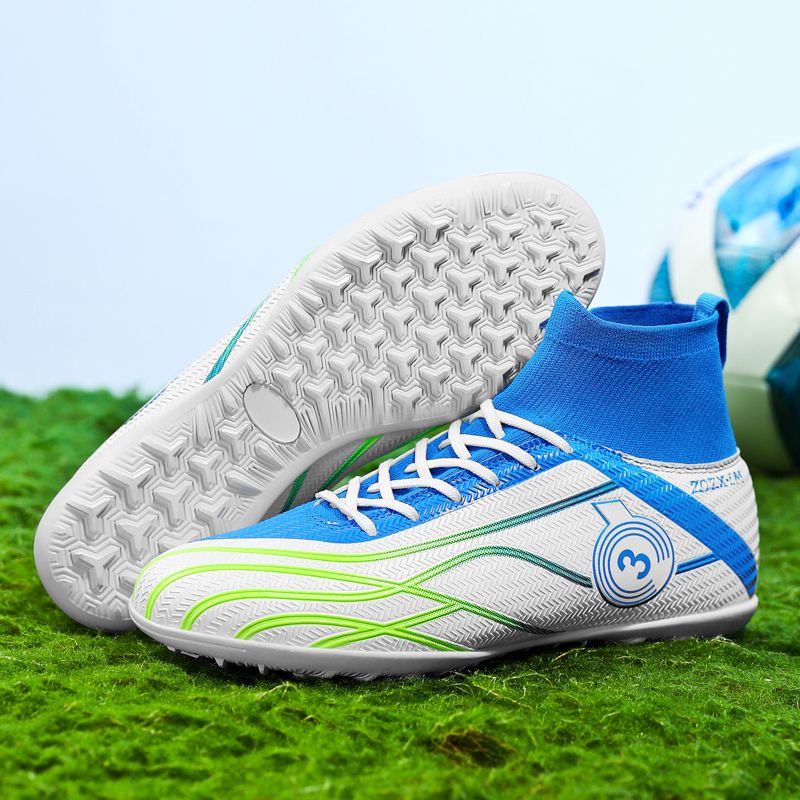 Nieuwe Heren Sneakers Voetbalschoenen Turf Voetbal Sport Outdoor Training Schoenen TF/FG Futsal Drop Shipping Unisex_voghion.com