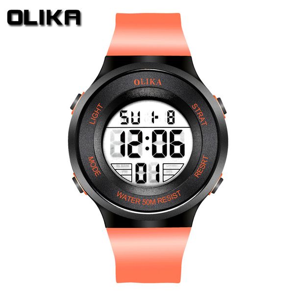 Orologio luminoso impermeabile per bambini, sveglia, timer, orologio multifunzionale, orologio elettronico sportivo per scuola primaria e secondaria maschile_voghion.com