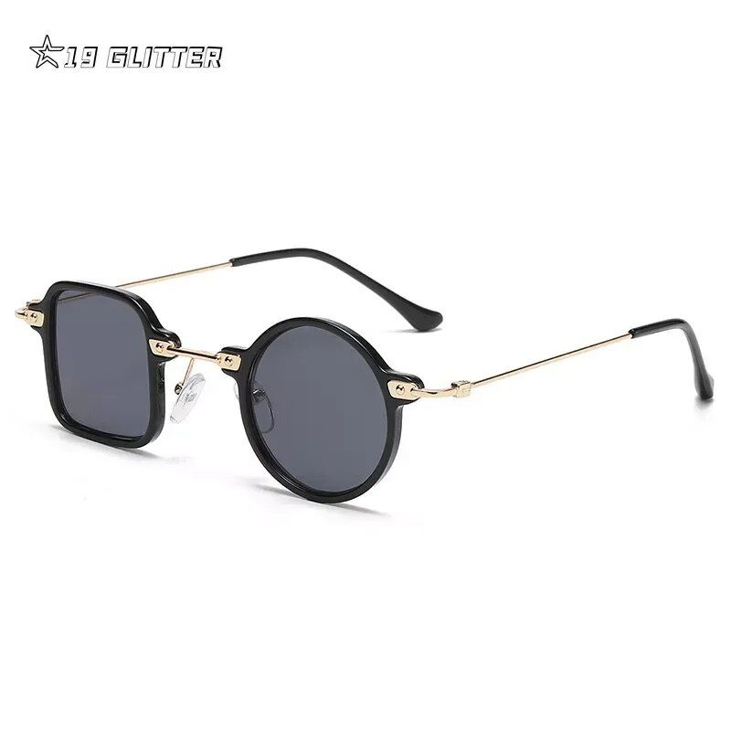 Mode Steampunk Firkantede Runde Anti-UV solbriller Nye Kvinder Mænd Personlighed Solbriller Punk Shades Eyewear Lady Eyeglasses_voghion.com