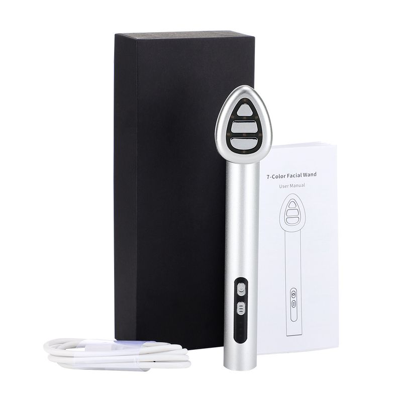 Nuevo Pequeño hierro, luz colorida, estiramiento de elevación, masaje giratorio y dispositivo de belleza para ojos de cuello_voghion.com