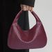 Weaving Women's Dumpling Bag, 2024 Summer New Simple Shoulder Bag, Fall And Winter Fashion Casual Large Bag_voghion.com