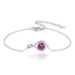 Orecchini in argento sterling S925 con dodici costellazioni e pietre portafortuna, bracciale di compleanno con dodici colori_voghion.com
