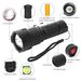 LED Rechargeable Flashlight Zoomable Aluminum Alloy Flashlight Torch _voghion.com