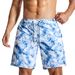 Summer Men's Double layered 2-in-1 Beach Large Running Mesh Sports Quarter Pants Quick drying and Waterproof_voghion.com