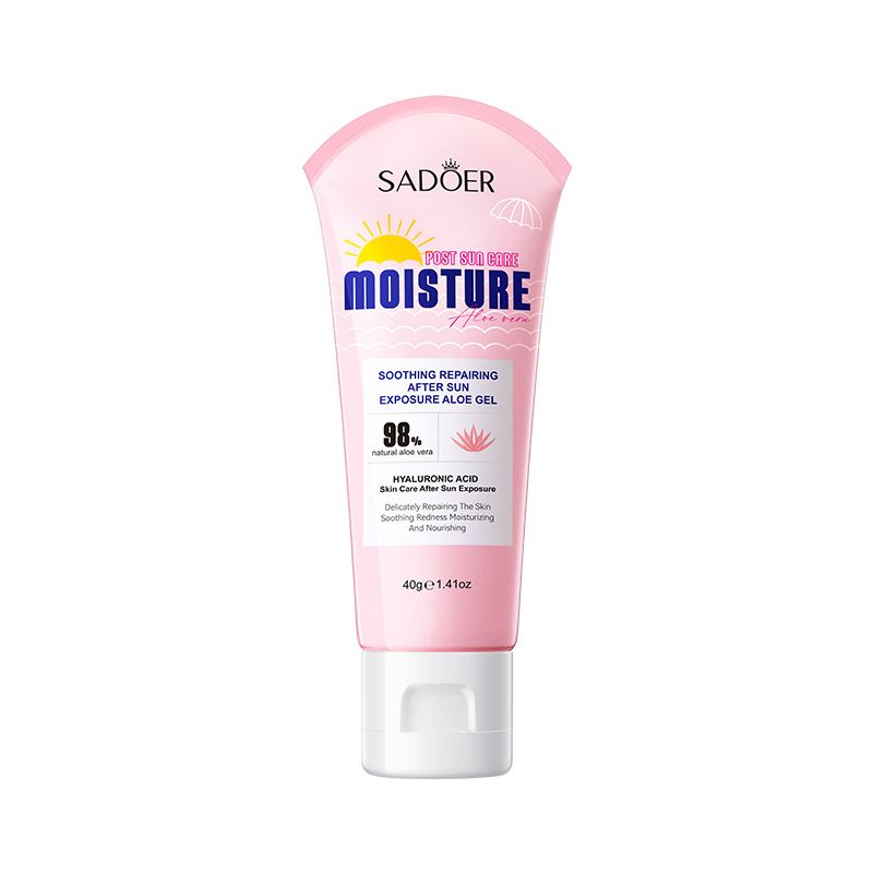 Aloe Vera Gel SADOER After Sun Soothing Repair Aloe Vera Gel 40g Moisturizing Hydrating_voghion.com
