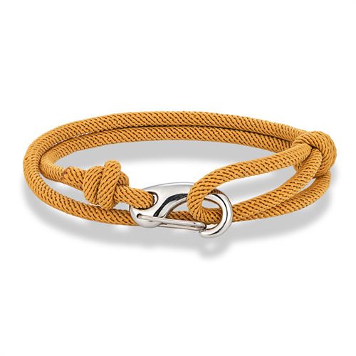 Stainless Steel Couple Bracelet – Adjustable Double Layer Milanese Rope With Lobster Clasp, Simple & Durable Matching Set_voghion.com