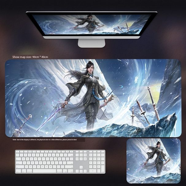 Unbeatable Quality Yongqiu Seamless Mouse Extra Large Thickened E-Sports Game Computer Keyboard Pad Two-Dimensional Abstinence Series Table_voghion.com