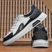 Men's Casual Low-Top Sneakers With Color Blocking Design - Breathable & Lightweight Slip-On Shoes For Daily Wear & Outdoor Activities_voghion.com