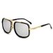 2023 New Fashion Big Frame Sunglasses Men Square Metal Sun Glasses Women Retro Sun Glasses Vintage Glasses_voghion.com