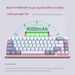 Teclado mecánico Heji Snake AL65 de tres modelos, totalmente CNC, de aluminio, con luz RGB, Bluetooth 2.4G, inalámbrico y con cable, lámpara inferior._voghion.com
