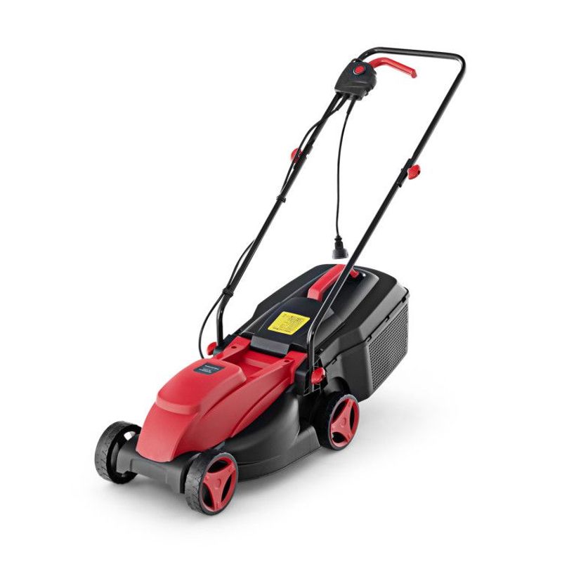 12-AMP 13.5 Inch Adjustable Electric Corded Lawn Mower With Collection Box_voghion.com