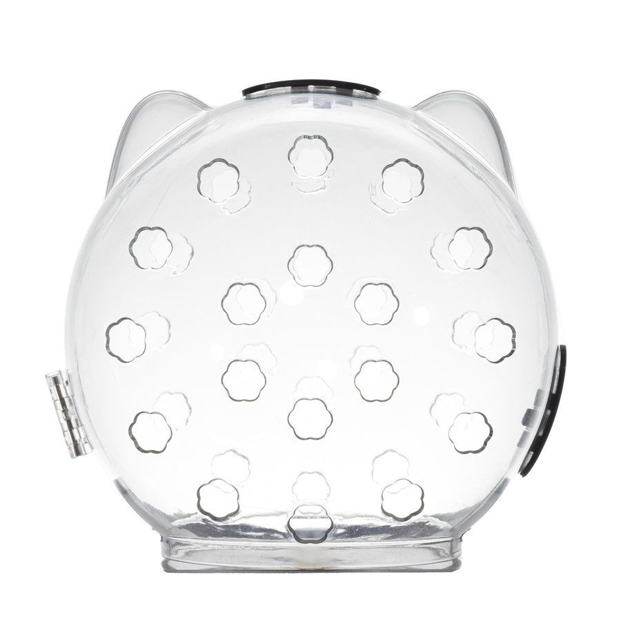 New Pet Transparent Breathable Anti-Scratch Cat Ear Space Hood_voghion.com