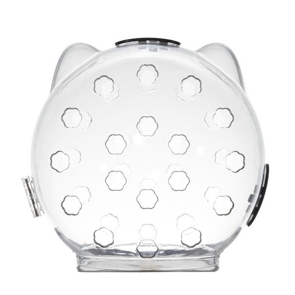 New Pet Transparent Breathable Anti-Scratch Cat Ear Space Hood_voghion.com