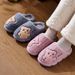 Ciabatte invernali unisex – Scarpe da interno con fodera in peluche e suola antiscivolo (disegno a forma di orso, apertura posteriore/chiusa, taglie dalla 24 alla 45)_voghion.com