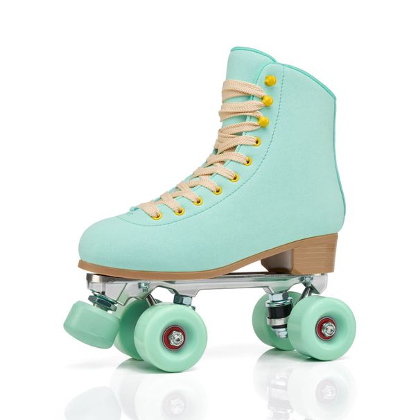 New Adult And Children Double Row Roller Metal Frame Comfortable Breathable Durable Four-Wheel Inline Skates_voghion.com