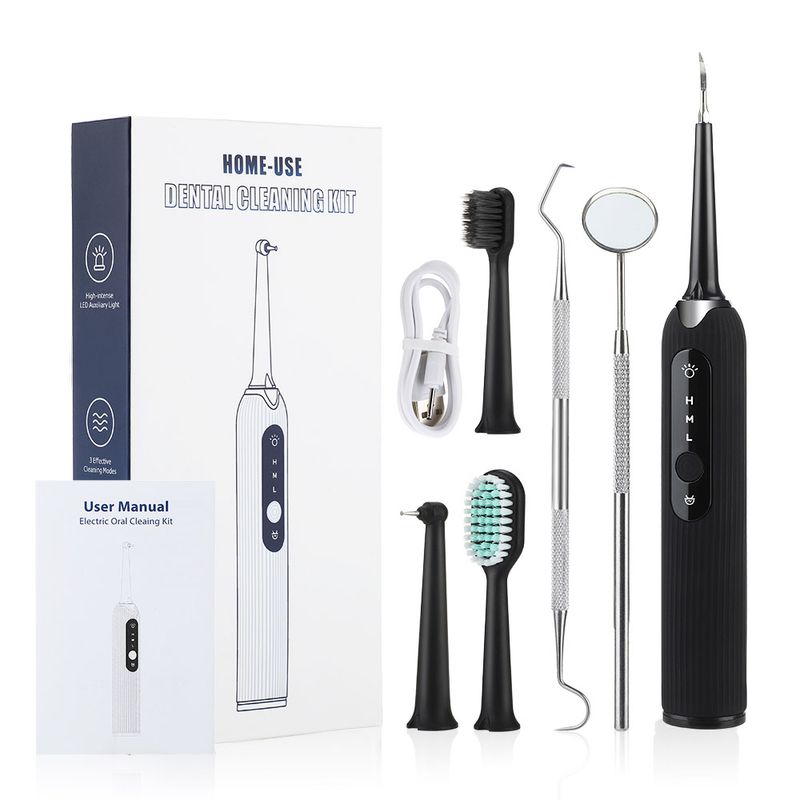 Tooth Cleaner Ultrasonic Tartar Scraper Teeth Whitening Sonic Dental Cleaning Calculus Remover Plaque Oral_voghion.com