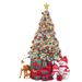 Premium Bronze Christmas Tree Decor Set With Snow Flocked Branches & Warm LED Lights – 1.2M/1.5M/1.8M/2.1M/2.4M/3M_voghion.com