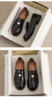 Kleine Loafer mit Goldmünzen für Damen, Retro-Stil, Herbst und Winter, kleine Lederschuhe mit dicken Sohlen, weiche Sohle, dicker Absatz, Einzelschuhe_voghion.com